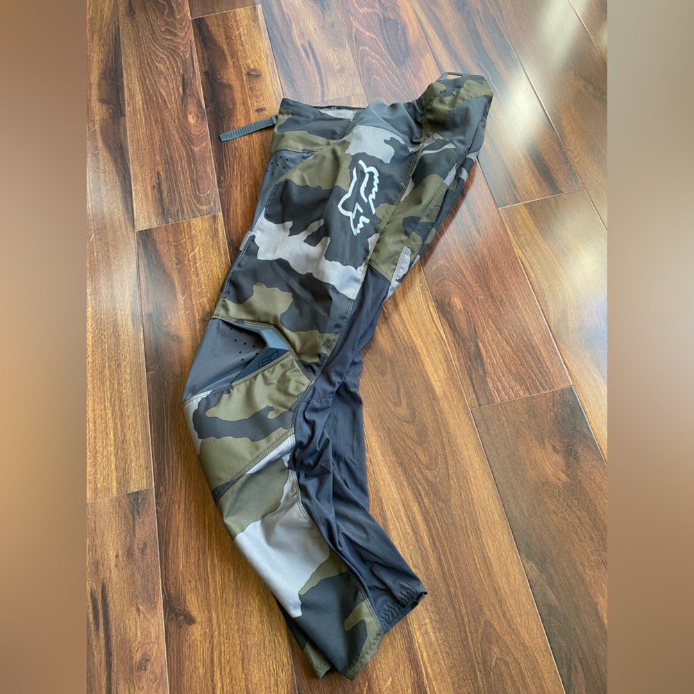 Fox Racing Przm 180 Camo Motorcross Pants Sz 36 Like New Padded - Picture 10 of 12